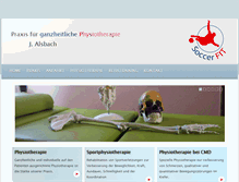 Tablet Screenshot of physiotherapie-schlueter.com